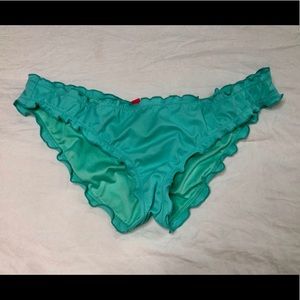 Victoria’s Secret Blue Ruffled Bikini Bottom